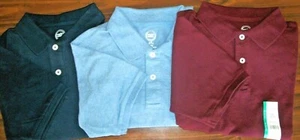 (10% OFF) SCHOOL SHIRTS S6/7, L10/12, L12 Husky, XL14/16 NAVY Burgundy Lt. Blue - Picture 1 of 15