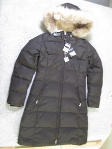 Lauren Ralph Lauren Down Puffer Jacket Womens XS Black Coat Parka Cold Weather - Picture 1 of 13