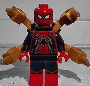 LEGO Minifigure- Iron Spider-Man (sh0510) MCU Marvel Avengers Infinity War - Picture 1 of 4