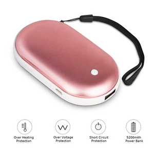 SkyGenius USB Rechargeable Hand Warmer 5200mAh Pocket Winter Outdoor Warmers - Bild 1 von 10