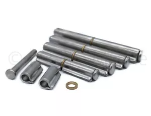 Stainless steel weld on hinge 2 leaf hinges ramp door gate weldable A2 304 SS - Picture 1 of 6
