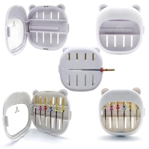 Dental Disinfection Box 5PCS Endodontic File Organizer Case with Endo File Measu - Picture 1 of 12
