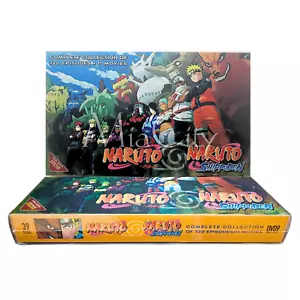DVD - Naruto Complete Collection Episode 1 - 720 End + 11 Movies English Dubbed - Picture 1 of 9