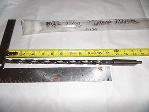 Chicago Latrobe 15/32" Drill Bit 2MT, 2 Morse Taper 14-1/4" OAL ((#D129)) - Picture 1 of 11