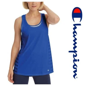 CHAMPION BLUE YOGA FITNESS RUNNING ATHLETIC TANK TOP Sz M NWT $50 - Picture 1 of 1