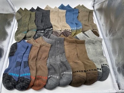 NEW NO TAG ONE PAIR BRAND NEW MENS MERRELL LOW CUT SOCKS  M/L SHOE SIZES 7-12 - Image 1 of 4