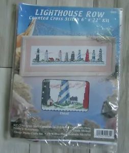 Design Works Leuchtturm Reihe gezähltes Kreuzstich-Kit 6" x 22" Neu in Verpackung - Bild 1 von 2