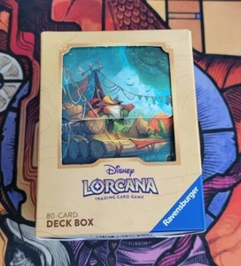 Caja de almacenamiento de 80 cartas Robin Hood Disney Lorcana TCG - Imagen 1 de 2