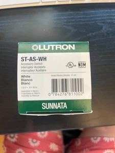 Lutron Sunnata Accessory Switch White - Picture 1 of 4