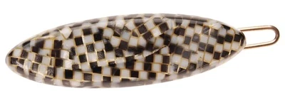 Mini Oblong on Tige Boule Barrette - Opera Silver - Image 1 of 3