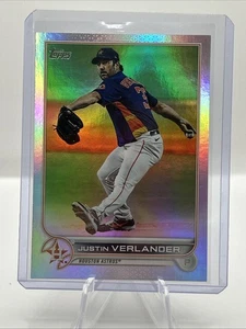 Justin Verlander 2022 Topps Series Two Silver Foil Parallel #350 - Picture 1 of 2