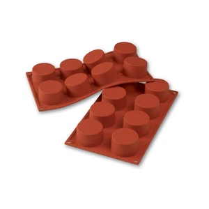 Stampo Silicone 8 Cilindri 60x35 mm Silikomart - Foto 1 di 1