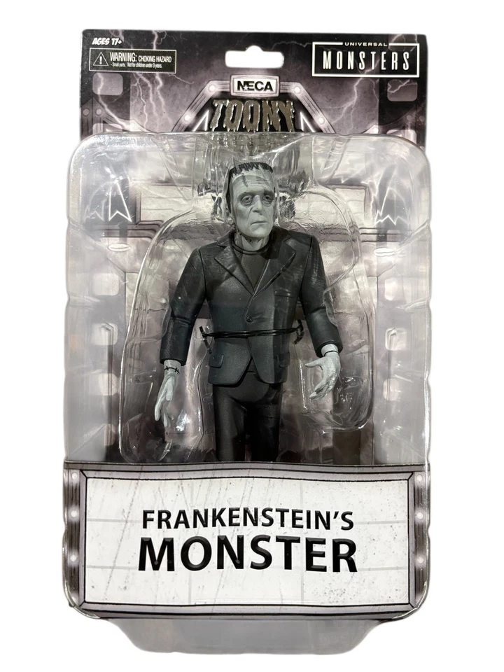 Figura de acción Toony Terrors, 6", negro/blanco, Frankenstein Foto 1 de 1