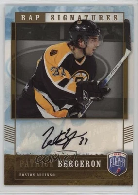 2006-07 Upper Deck Be a Player Signatures Patrice Bergeron #BE Auto - Image 1 of 2