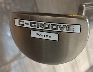 Yes Putter - Penny/  C-Groove Putter 35" -  RH - Mallet- Golf - Picture 1 of 11