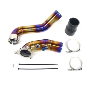 Titanium Charge Pipe Kit For BMW B58 F20/22/23 M140i M240i 340i 440i 540i GEN 1 - Picture 1 of 13