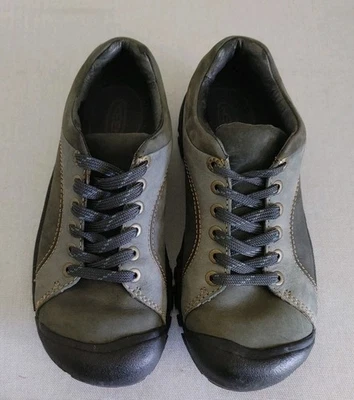 Keen Women's Presidio Lace Up Sneakers grey Leather Shoes Size 7 - Image 1 of 4