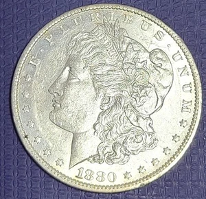 *1880 O dólar Morgan de plata, sin circular+ detalles #R13 - Imagen 1 de 4