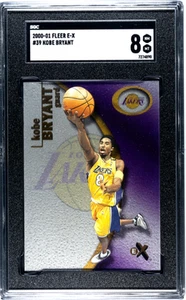 2000-01 Fleer E-X #39 Kobe Bryant SGC 8 - Picture 1 of 2