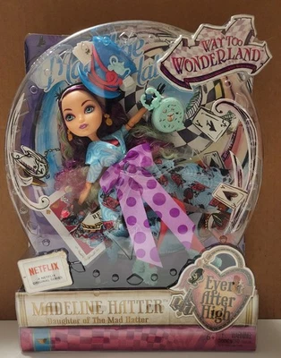 Muñeca Sombrerera Madeline Ever After High Way Too Wonderland Hija Sombrerero Loco Nueva en Caja  Foto 1 de 4