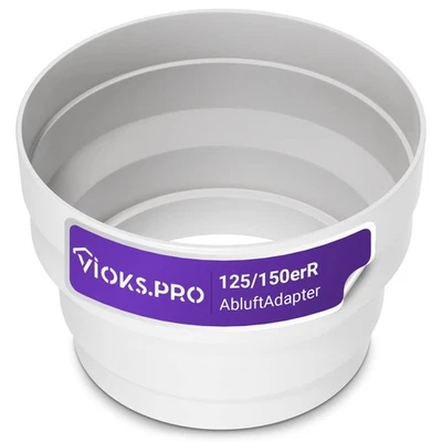 Klimaanlage Abluftschlauch Adapter 150mm / 125mm - Reduzierstück Abluftschlau...