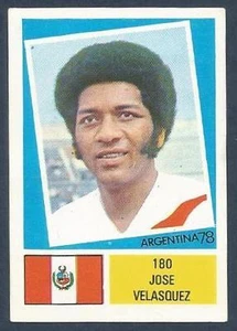 FKS 1978-ARGENTINA 78 -#180-PERÚ-JOSE VELASQUEZ - Imagen 1 de 1