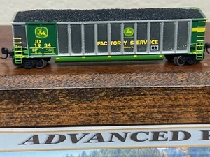 JOHN DEERE #1 BETHGON COAL HOPPER PLATED set of 5 w/LOADS - N SCALE NEW RARE - Picture 1 of 10