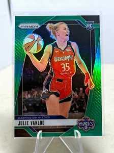 2024 Panini Prizm WNBA Julie Vanloo RC Green #42 Mystics - Picture 1 of 2