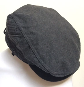 NWOT Nobis Wool Blend Newsboy Gray Cap Snap Hat One Size OS One Size - Picture 1 of 14