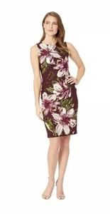 NWT Calvin Klein Floral Print Dress CD8C81JT - Picture 1 of 7