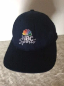 Vtg 90s NBC SPORTS TV Logo SNAPBACK Cap Blue - Picture 1 of 5