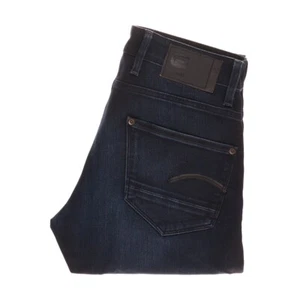 G-STAR RAW REVEND SKINNY W30 L32 DARK BLUE 30/32 MENS JEANS 3301 SLIM STRETCH - Picture 1 of 10