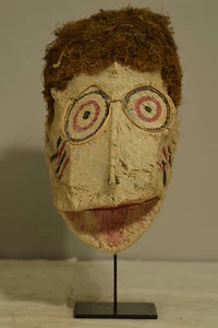 Papua New Guinea Bark Cloth Doctors Baining Mask  - Picture 1 of 4