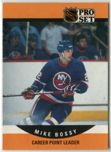 1990-91 Pro Set #650 Mike Bossy New York Islanders - Picture 1 of 2