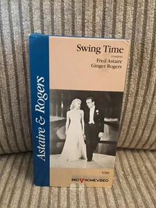 Swing Time Astaire & Rogers VHS Tape Dancing Fred Astaire Ginger Rogers RKO  - Picture 1 of 2