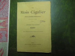 Le mois cigalier, petit courrier méridional ( an XV de la Cigale ) : Année 1890 - Bild 1 von 2