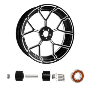 18"x3.5" Front Wheel Rim & Dual Disc Hub Fit For Harley Street Glide 08-23 ABS - Picture 1 of 10
