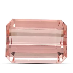 Morganite Orange Pink Color Octagonal shape 18.80 carats Morganite Stone - Picture 1 of 7