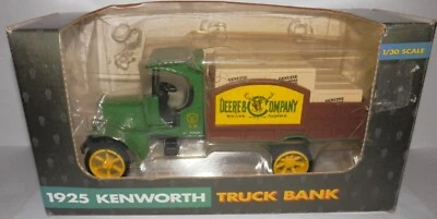 Ertl 1:30 1925 John Deere Kenworth Truck Bank #5689 NIB - Image 1 of 4