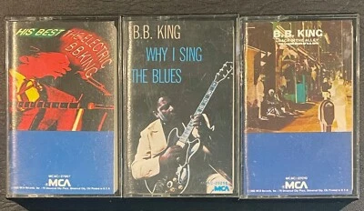(3) CASSETTE LOT BB KING-WHY I SING THE BLUES-BACK IN THE ALLEY-THE ELECTRIC BB - Image 1 of 3