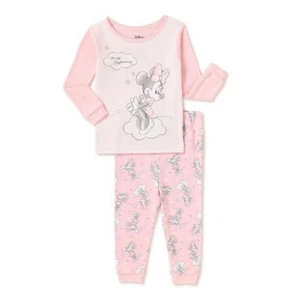 MINNIE MOUSE Cotton Snug-Fit Pajamas Sleepwear Set Infant Sz. 12M 18M or 24M $20 - Picture 1 of 1