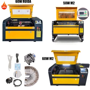VEVOR 50/ 60W CO2 Laser Graviermaschine Engraver Engraving Cutter 600x400 mm - Bild 1 von 26