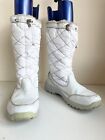 Ugg Winter White Sheepskin Lined Leather & Padded Waterproof Boots Size 7.5/40