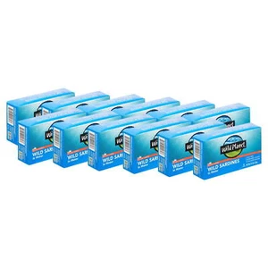 (12 pack) Wild Planet Wild Sardines No Salt in Water, 4.4 oz. NEW,USA. - Picture 1 of 10