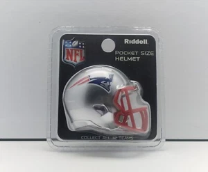 NEW ENGLAND PATRIOTS Riddel 2024NFL Limited Edition Pocket Pro Grey Helmet - Picture 1 of 11