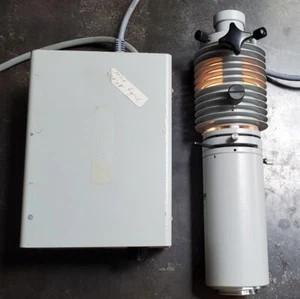 Zeiss 47 56 38 Lens W/ Lamp Housing With Will Wetzlar Power Supply Works! D4 - Picture 1 of 6