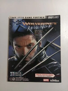Wolverines Revenge Strategy Guide Brady Games for PS2 Xbox Gamecube w/ Poster - Picture 1 of 13