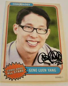 2016 SDCC COMIC CON COMIXOLOGY ALL STARS SIGNIERTE KARTE GENE YUEN LANG SUPERMAN 26 - Bild 1 von 1
