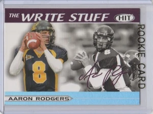 AARON RODGERS ROOKIE CARD 2005 The Write Stuff INSERT RC Green Bay Packers! - Picture 1 of 2