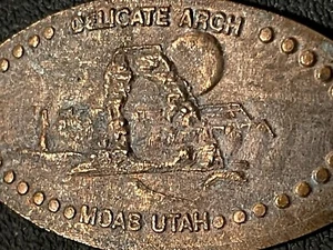Delicate Arch Moab Utah Zc Elongated Penny #060908 - Picture 1 of 2